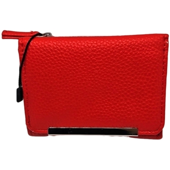 MUNDI Anna RFID trifold red wallet NWT - Picture 2 of 11